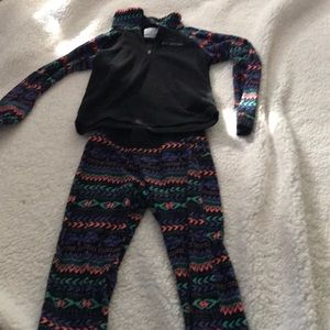 Columbia kids jog suit